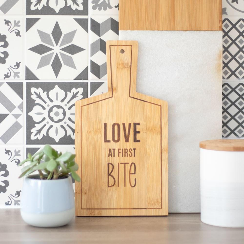 Something Different - Love At First Bite Bamboo Dienblad - Bruin